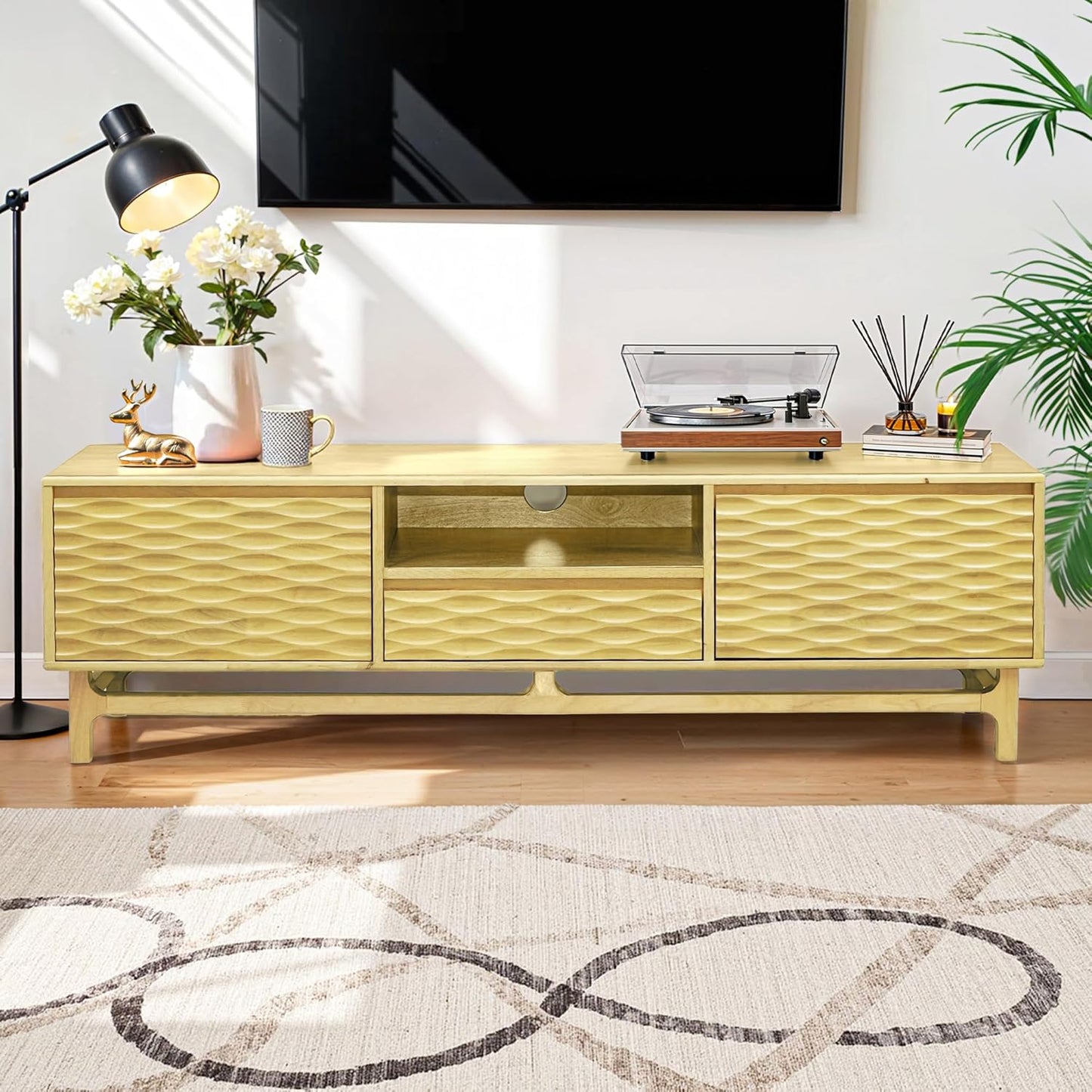 Acacia Elara Wood TV Stand