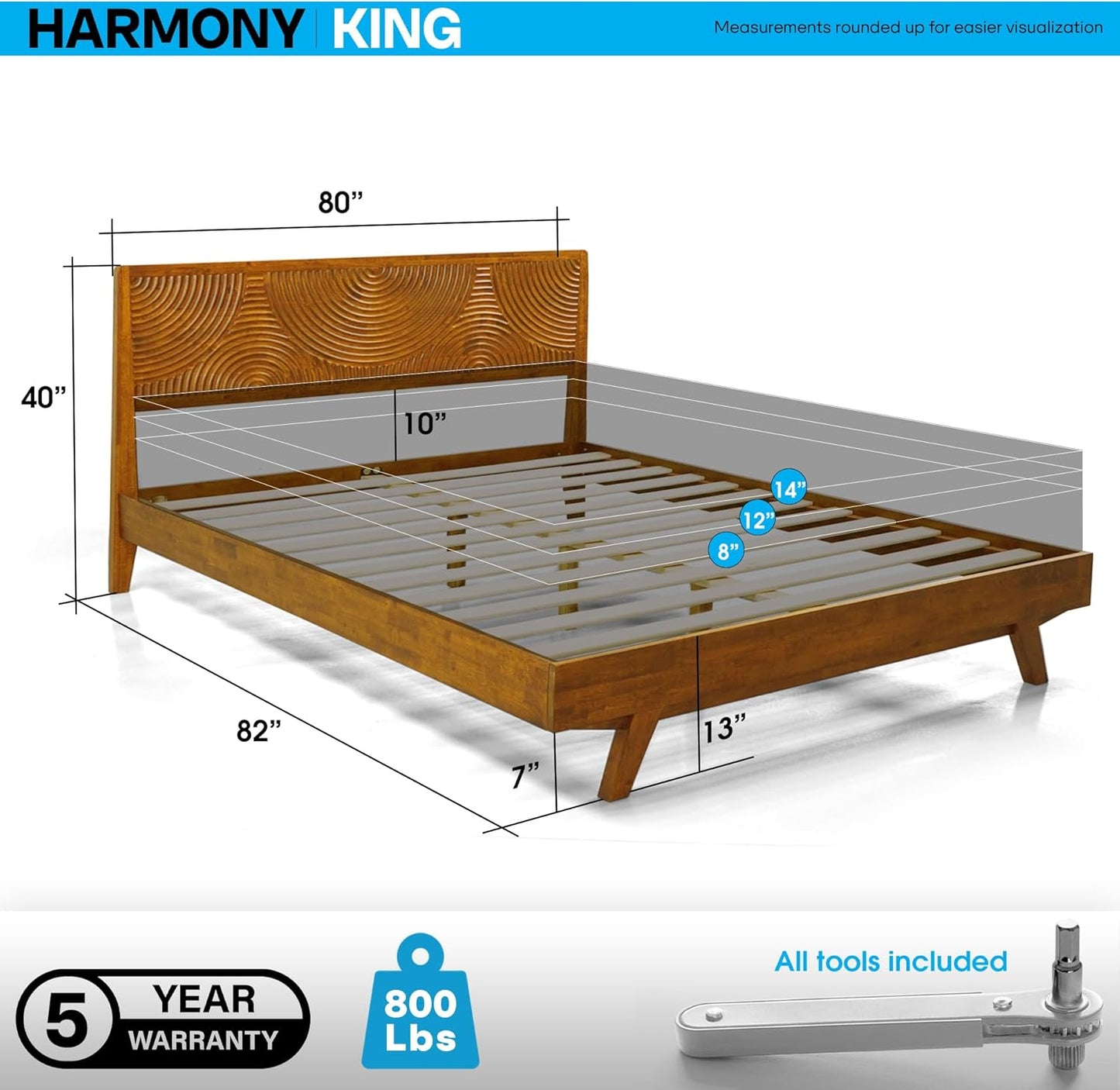 Acacia Harmony Bed Frame