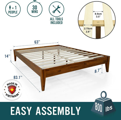 Acacia Mervyn Bed Frame No Headboard