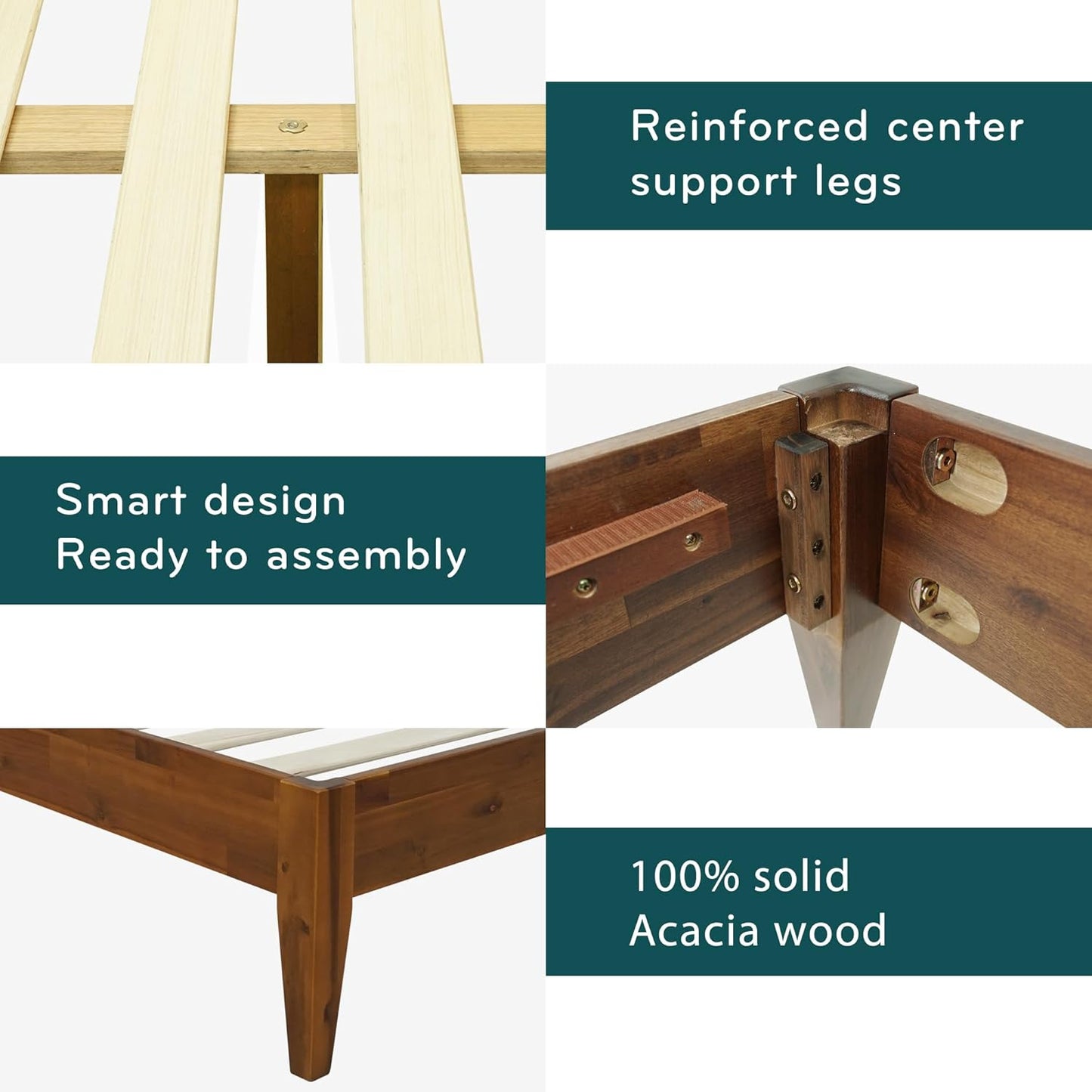 Acacia Mervyn Bed Frame No Headboard