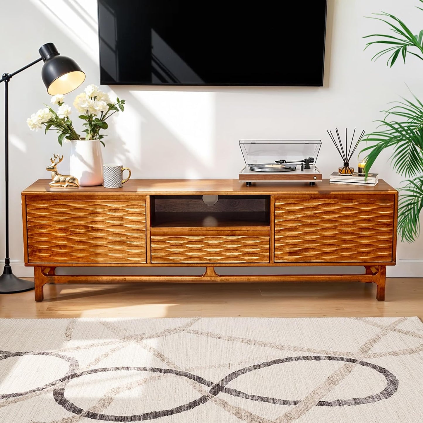 Acacia Elara Wood TV Stand