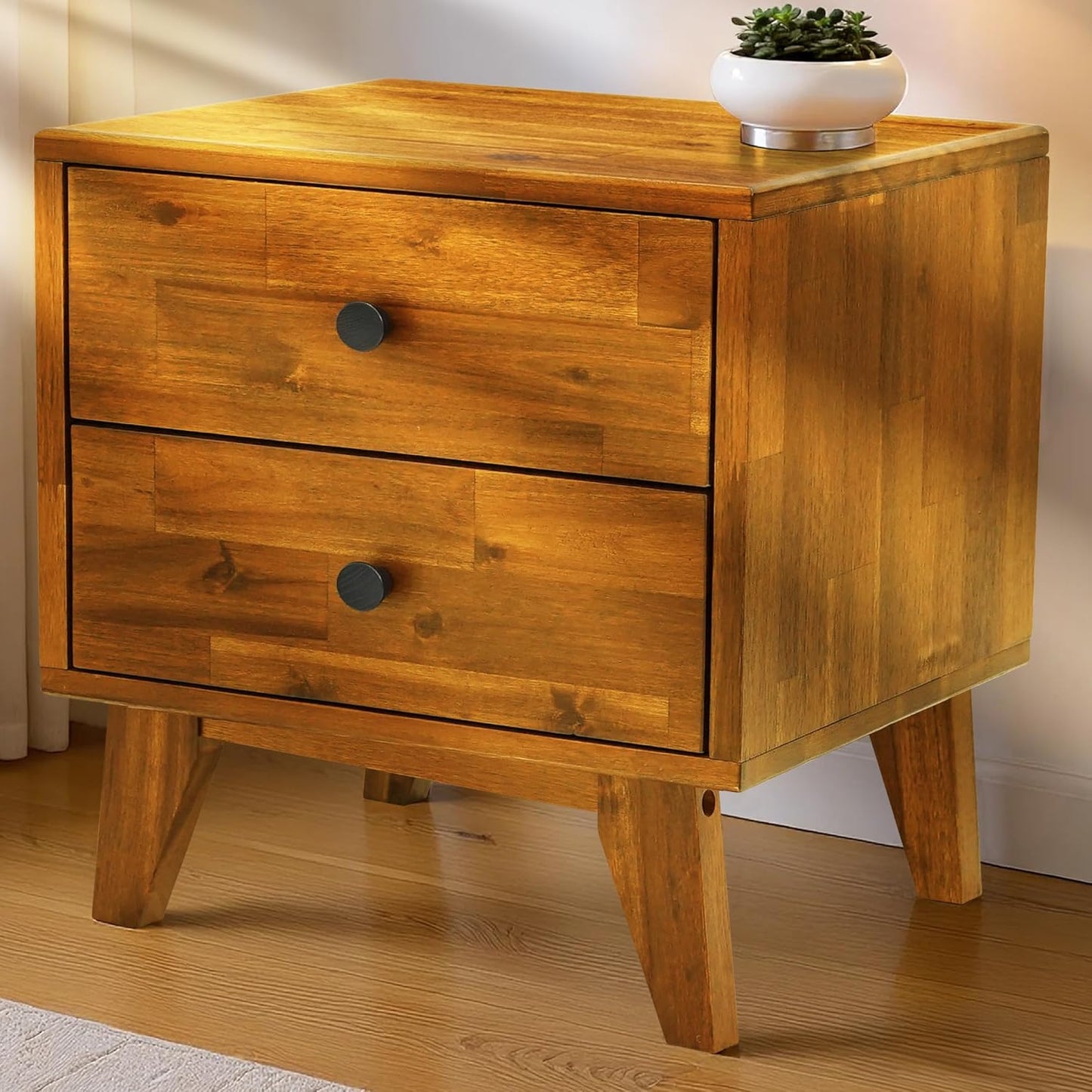Silvia Nightstand with 2 Drawers