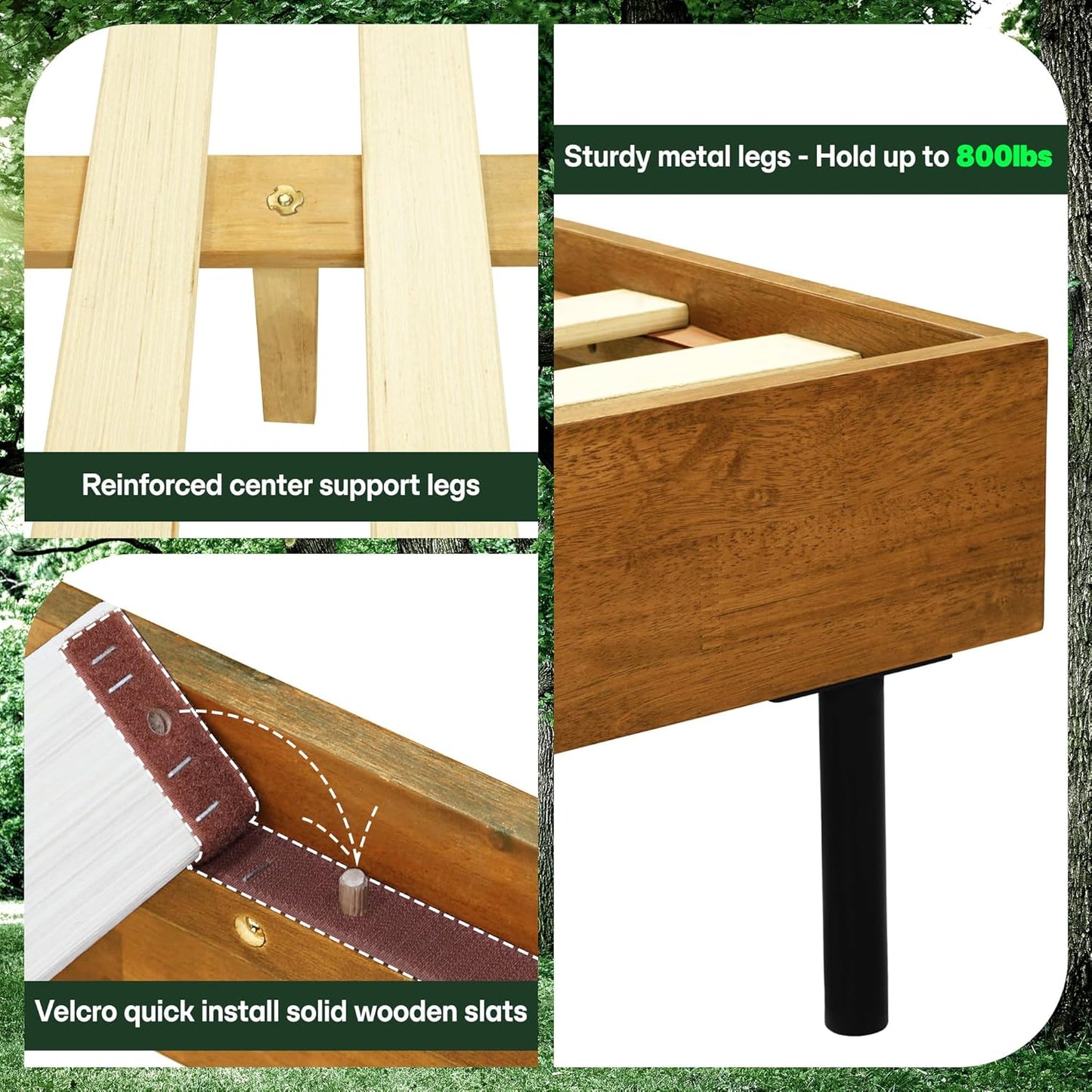 Acacia Alander Bed Frame