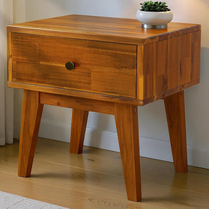 Acacia Sofia Nightstand with Drawer