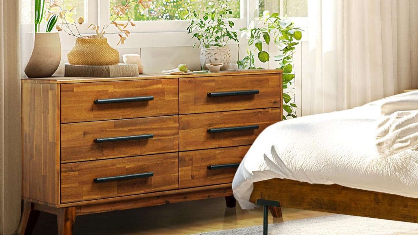 Acacia Legacy Dresser with 6 Drawers