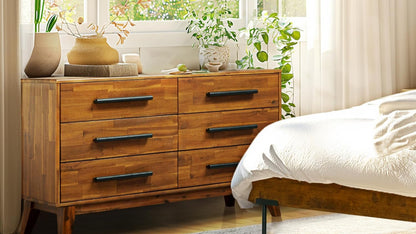 Acacia Legacy Dresser with 6 Drawers