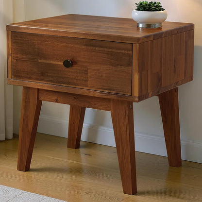 Acacia Sofia Nightstand with Drawer