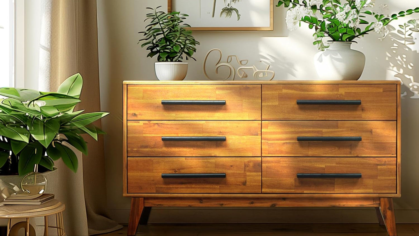 Acacia Legacy Dresser with 6 Drawers