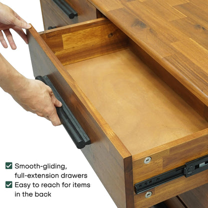 Acacia Legacy Dresser with 6 Drawers