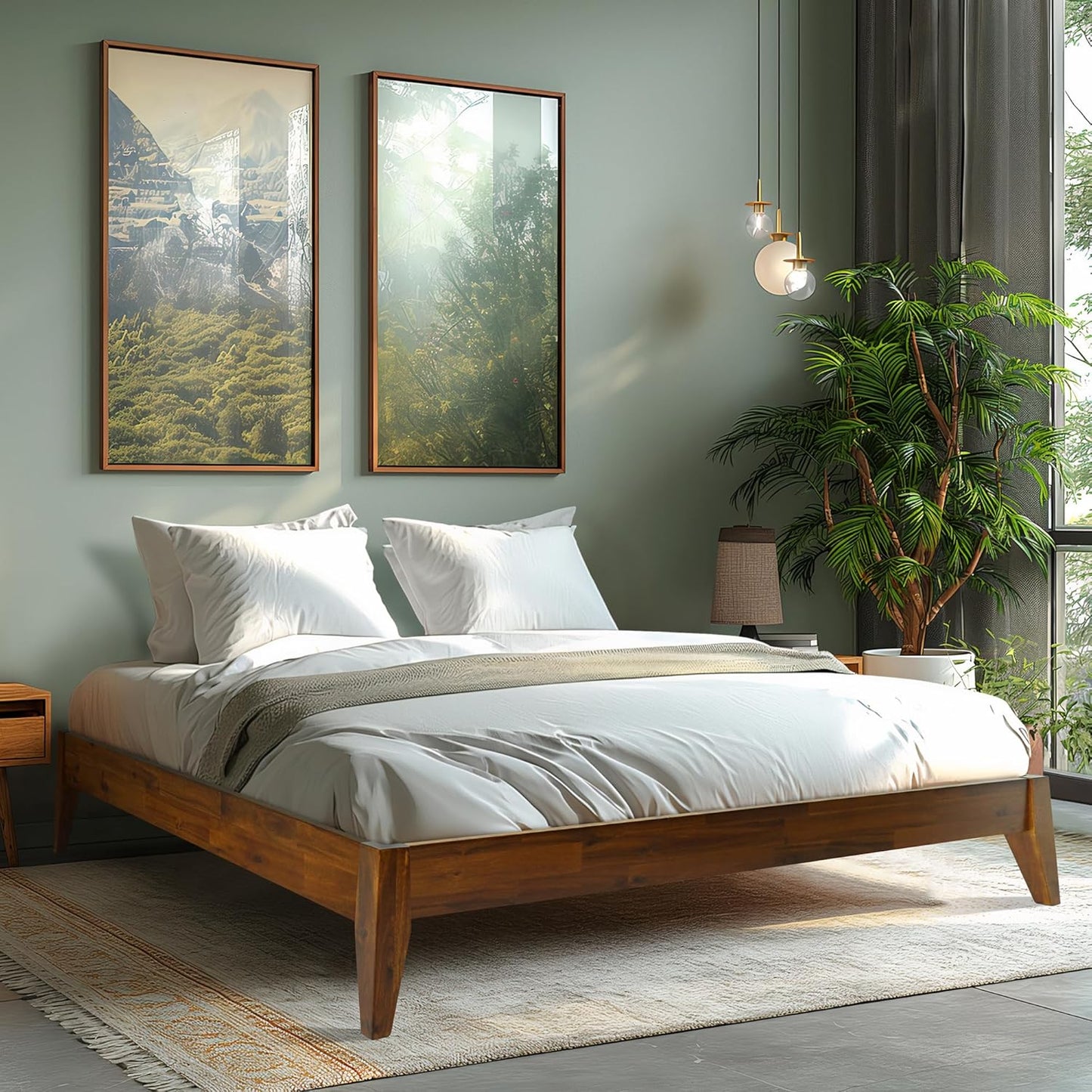 Acacia Mervyn Bed Frame No Headboard