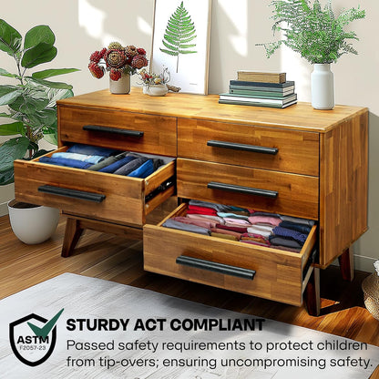 Acacia Legacy Dresser with 6 Drawers