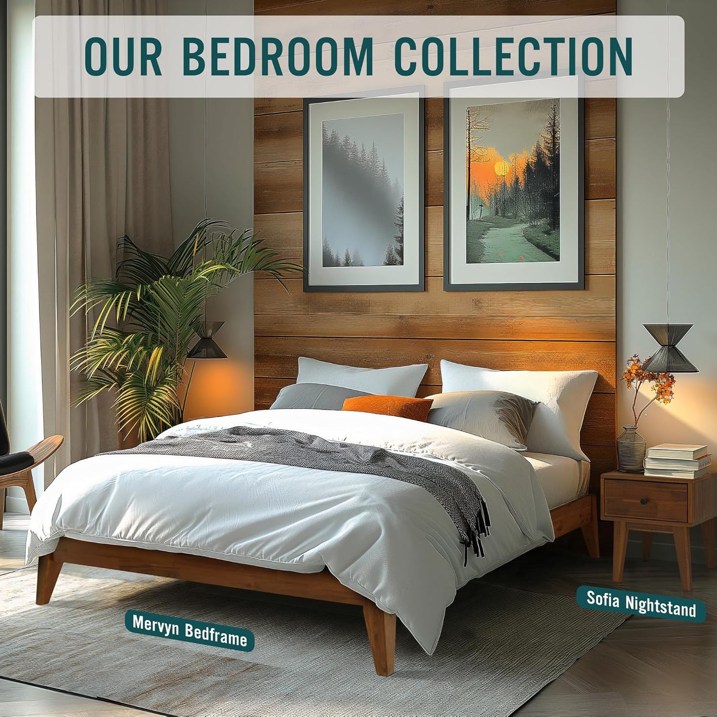 Acacia Mervyn Bed Frame No Headboard