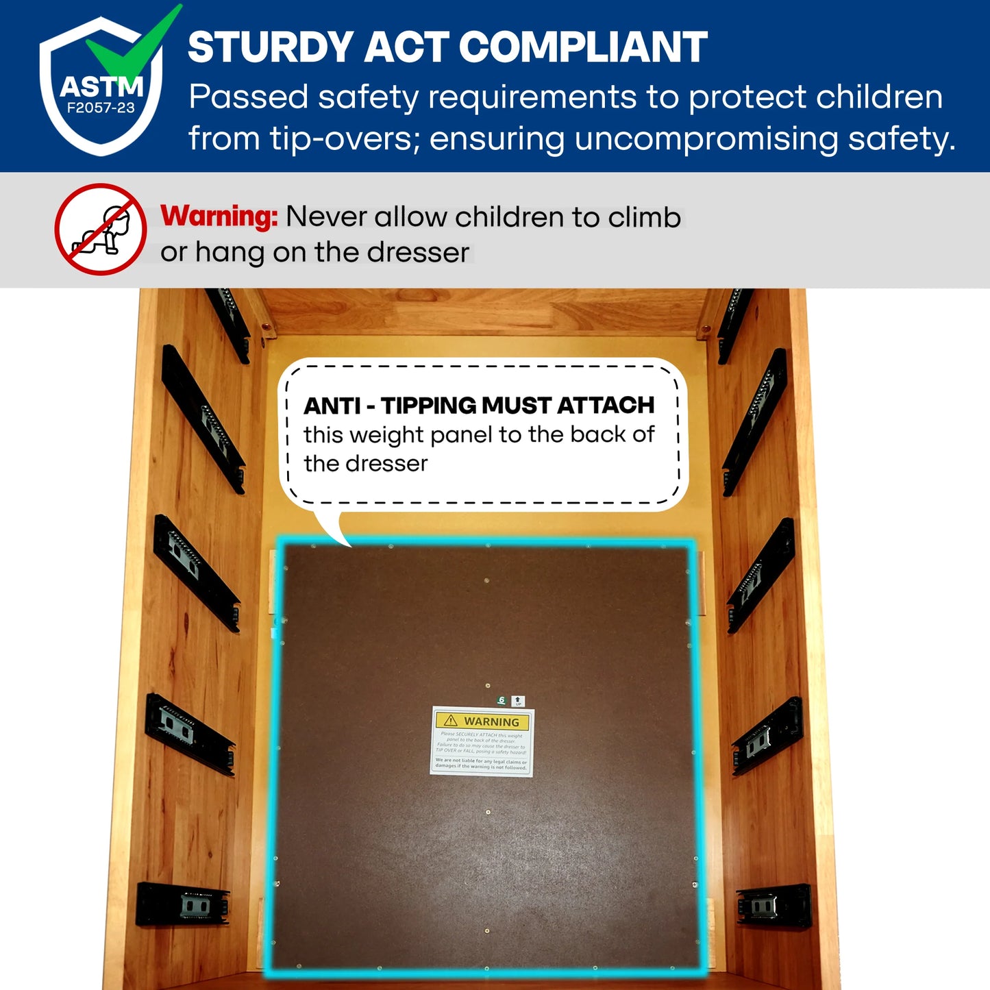 Harmony Dresser with 5 Drawers