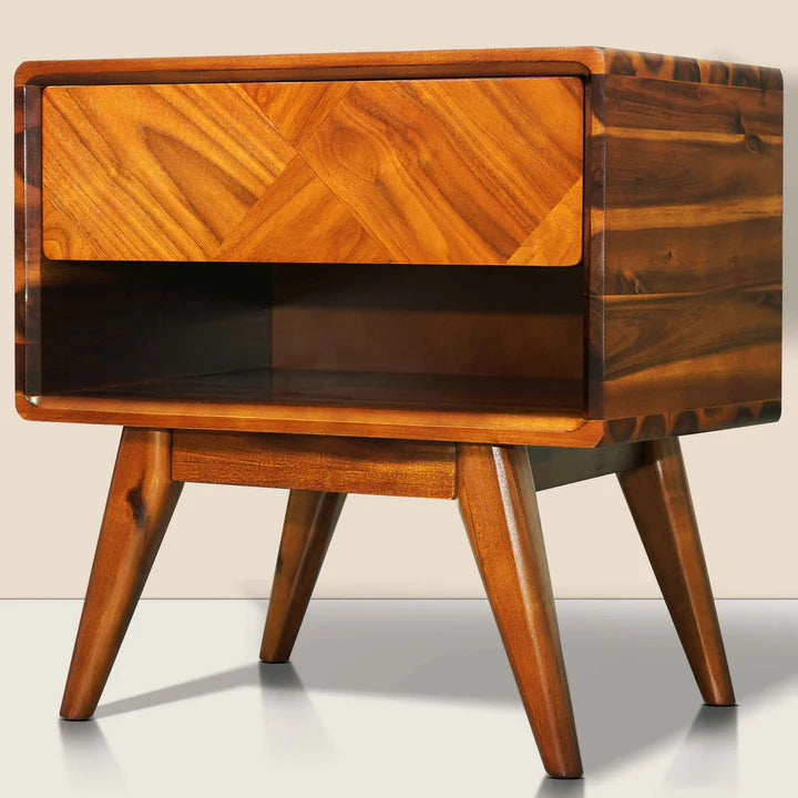 Laden Nightstand with Storage Drawer