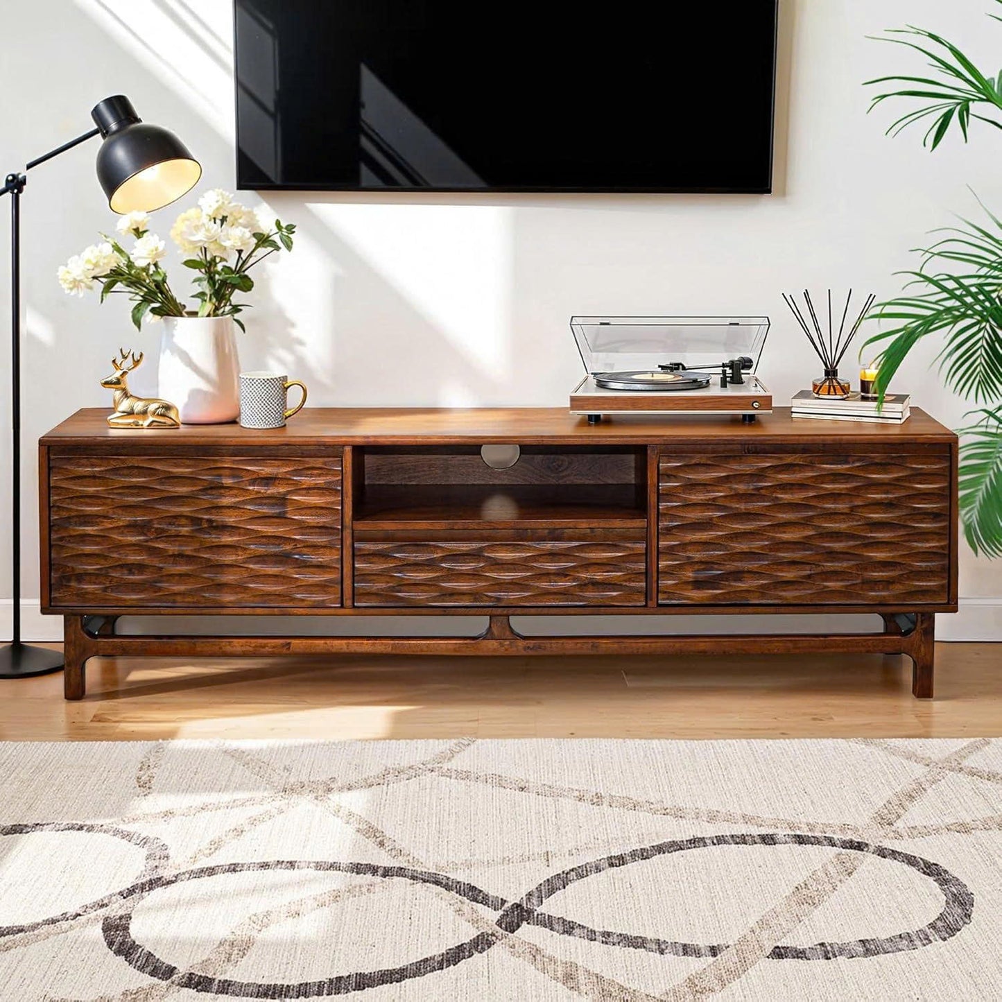 Acacia Elara Wood TV Stand