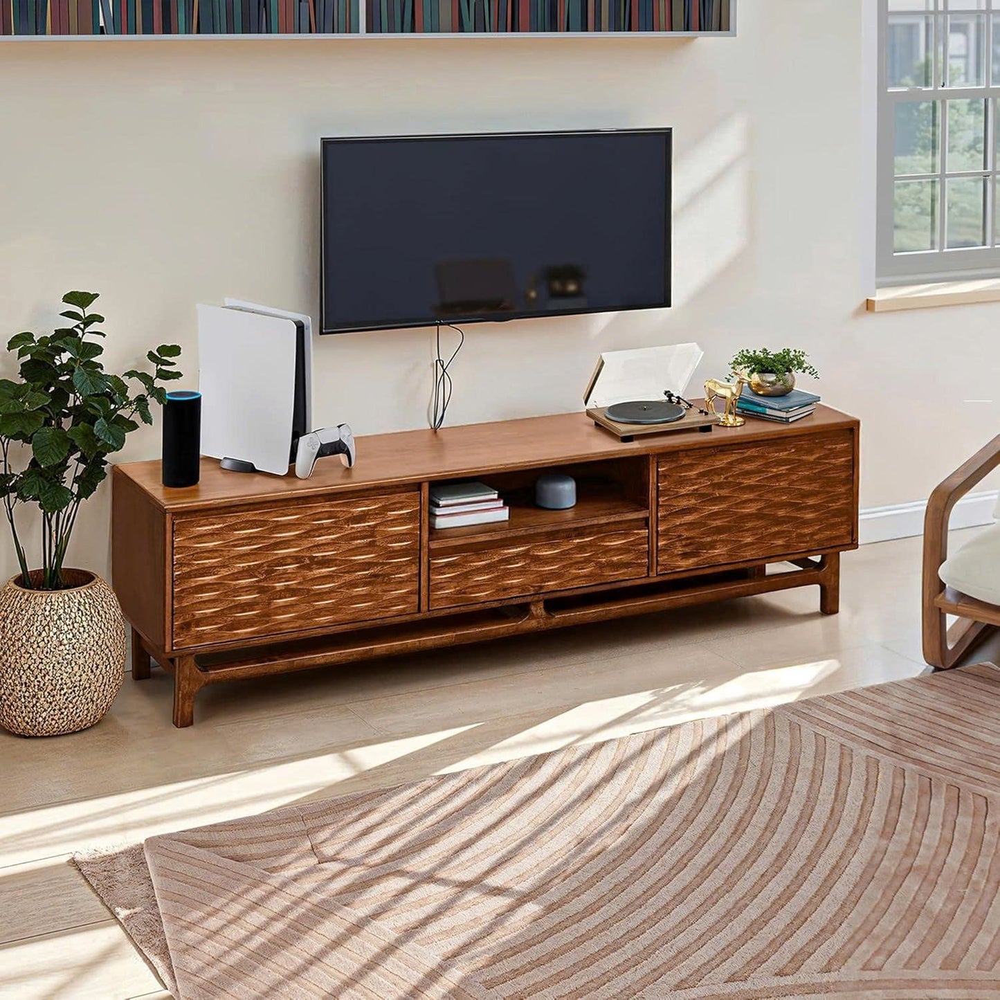 Acacia Elara Wood TV Stand